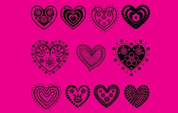 Paquete de diseño de corazón