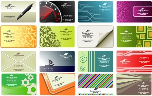 Download Free vector business card templates - Vector download