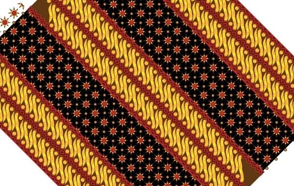 Textura de patrón batik
