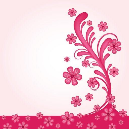 Papel de parede Redemoinho Floral Pinkish Papel de parede Redemoinho Floral Pinkish