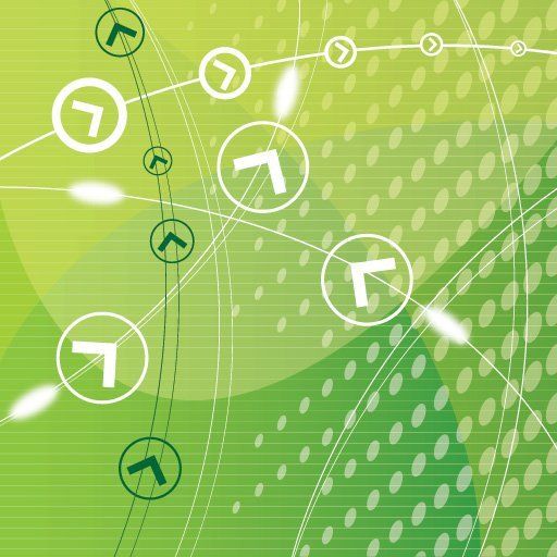 Arrow Grid Green Futuristic Background