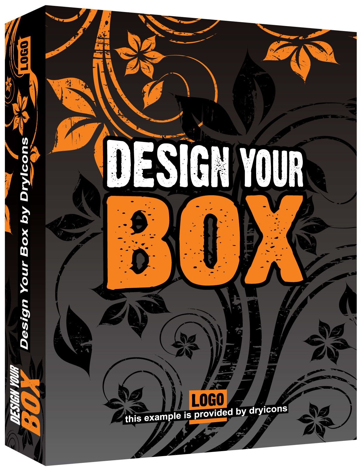 3D Floral Package Box