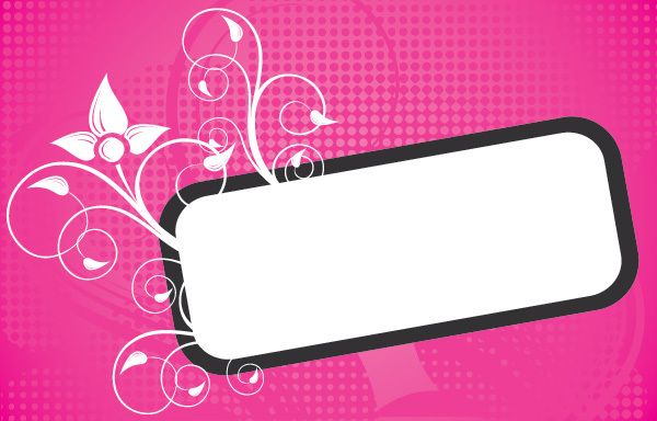 Fundo de meios-tons do banner com moldura giratória