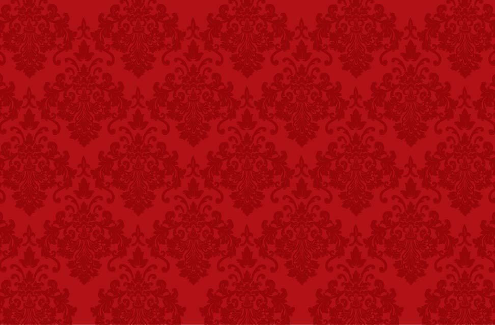 Seamless Red Ornament Pattern