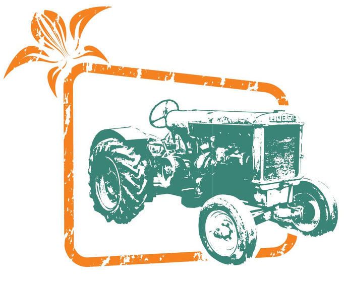 Bosquejo de tractor fuera de marco Bosquejo de tractor fuera de marco