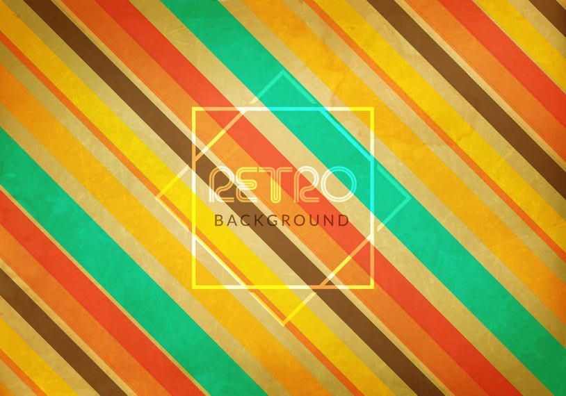 Fondo retro de líneas diagonales de colores Fondo retro de líneas diagonales de colores