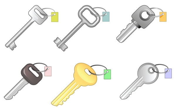 6 Different Keys pack