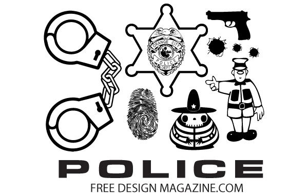 Polizei Vektoren kostenloser Download