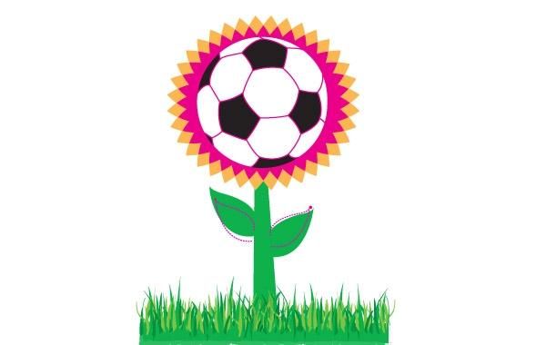 Soccer Flower Soccer Flower