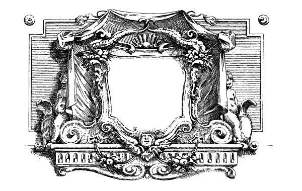 Vintage Vector Graphic en blanco y negro Vintage Vector Graphic en blanco y negro