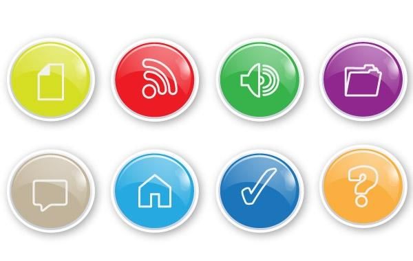 10 Icon Button Vector 10 Icon Button Vector