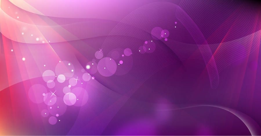 Abstract Purple Waves Background with Bokeh Vector download