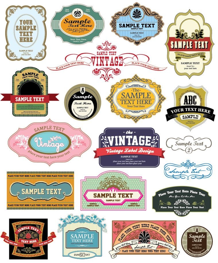 Numerous Collections of Vintage Labels