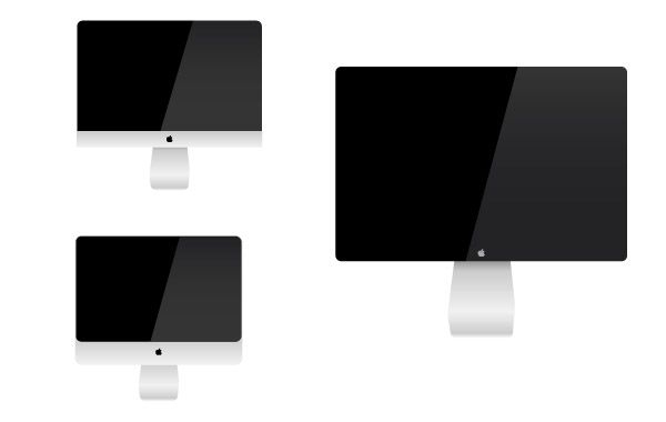 Conjunto de monitores Mac
