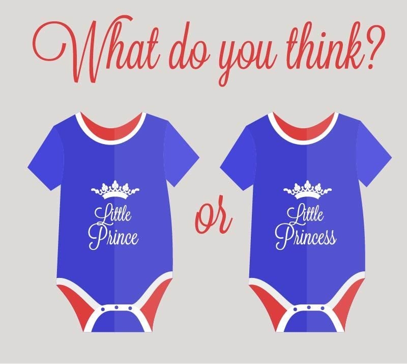 Blau Rot Vereinfachte königliche Babykleidung