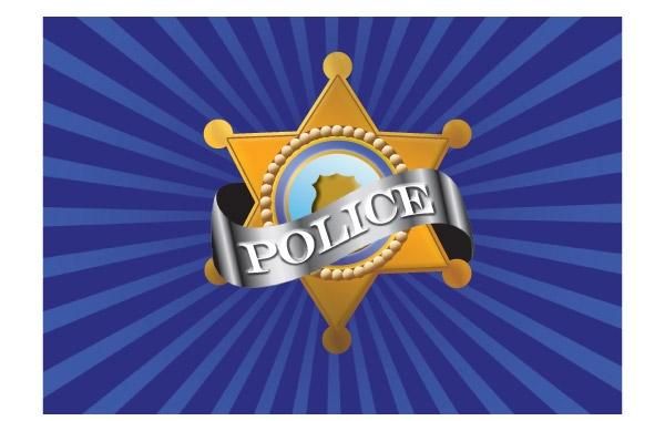 Emblema de polícia de vetor Emblema de polícia de vetor