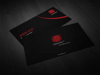 Luxury Black Business Card Template