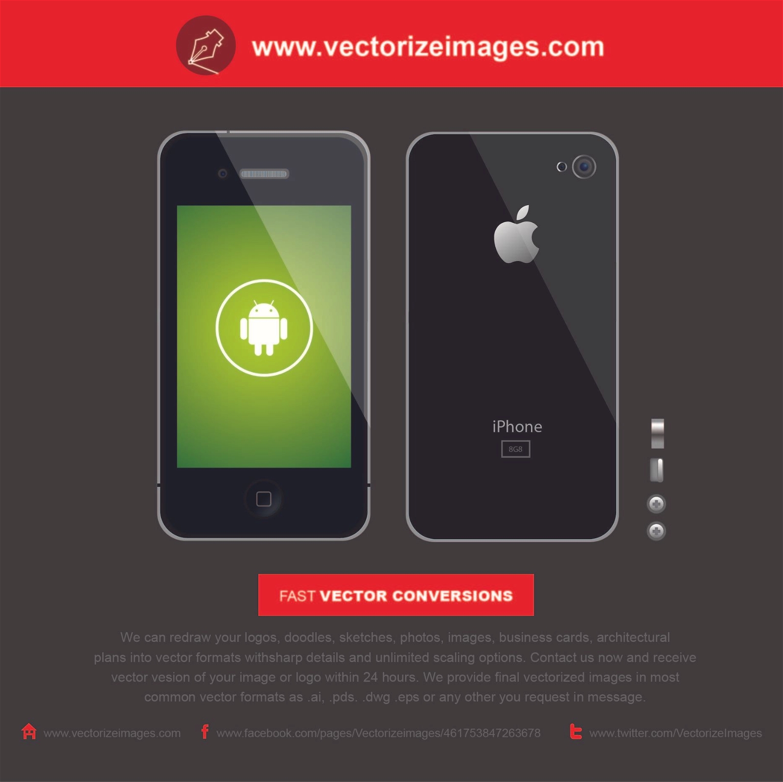 Realistische schwarze iPhone 5 Vorder- und Rückseite