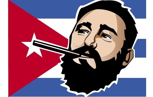 Fidel Castro Porträt