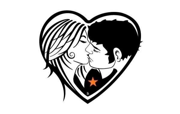 Download Couple Kissing Vector - Vector download