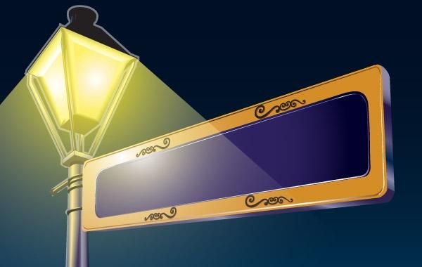 Illustrator Street Sign Illustrator Street Sign