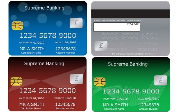 Bankkredit-Debitkarten